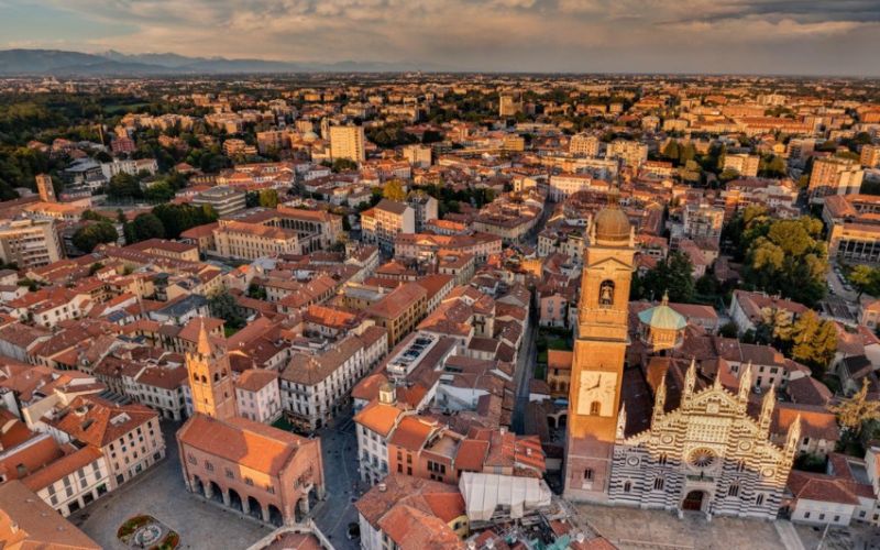 panorama panoramica città di monza