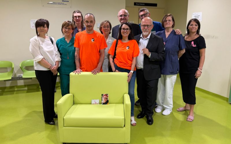 pediatria monza donazione poltrona letto