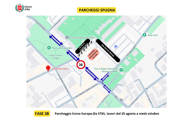 Parcheggi spugna Rho