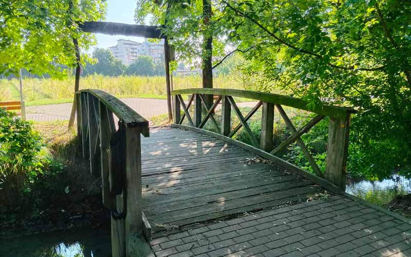 ponticello laghetto Zivido San Giuliano