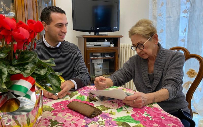 rho andrea orlandi con silvana negri