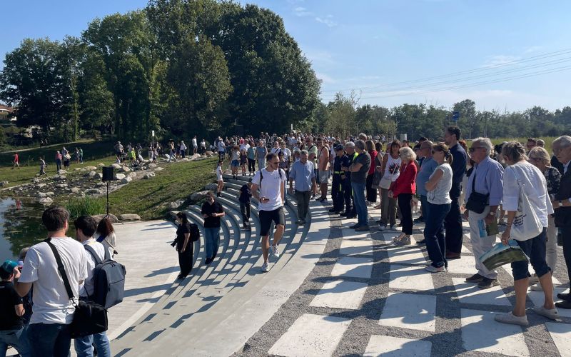 inaugurazione parco acqua aicurzio sulbiate