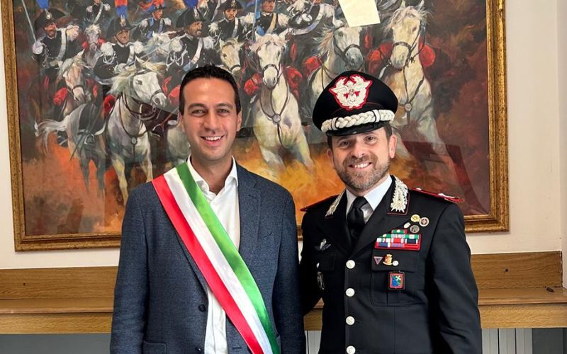 rho sindaco orlandi e generale santovito