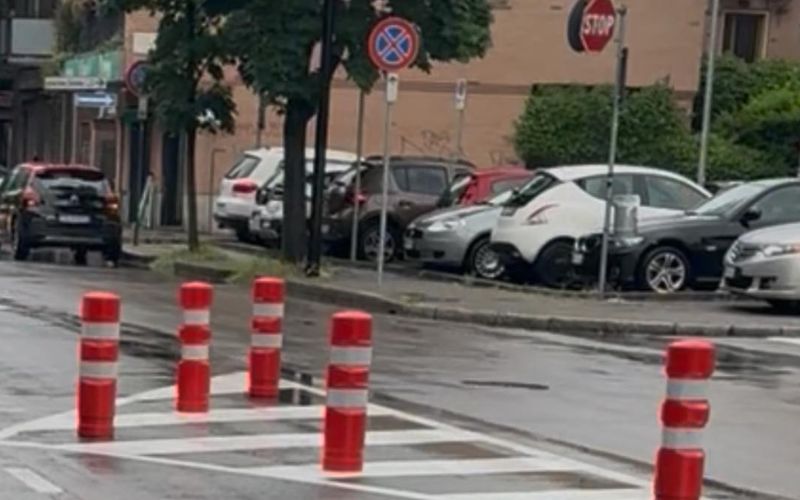 cinisello viabilità paletti