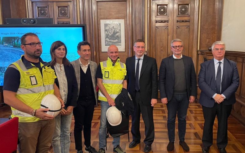 brianzacque lavori viale campania