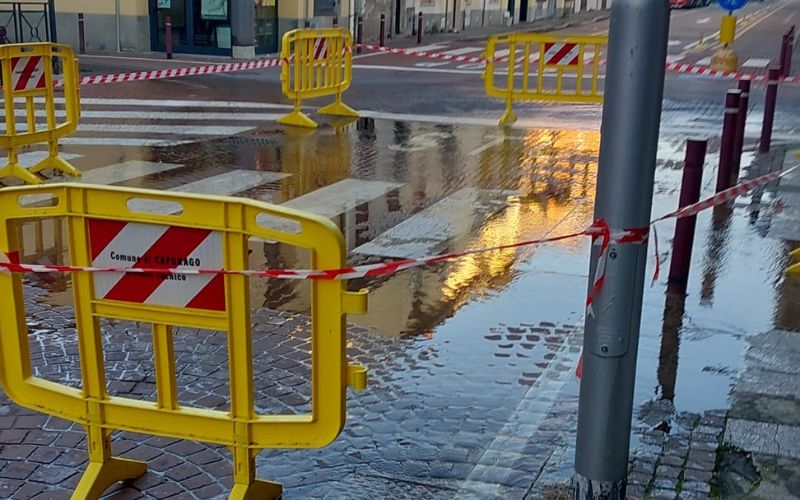 caponago perdita idrica