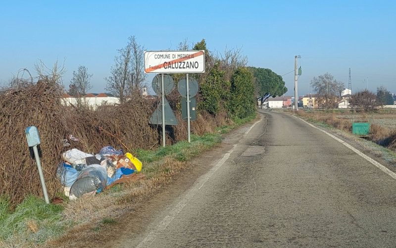 mediglia rifiuti abbandono