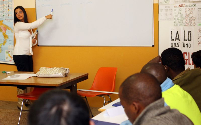 Servizio con i migranti