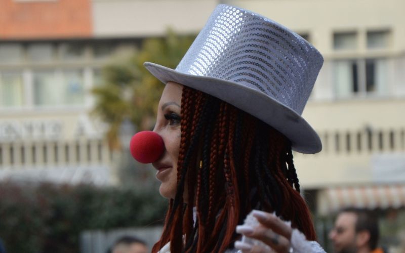 arte strada clown