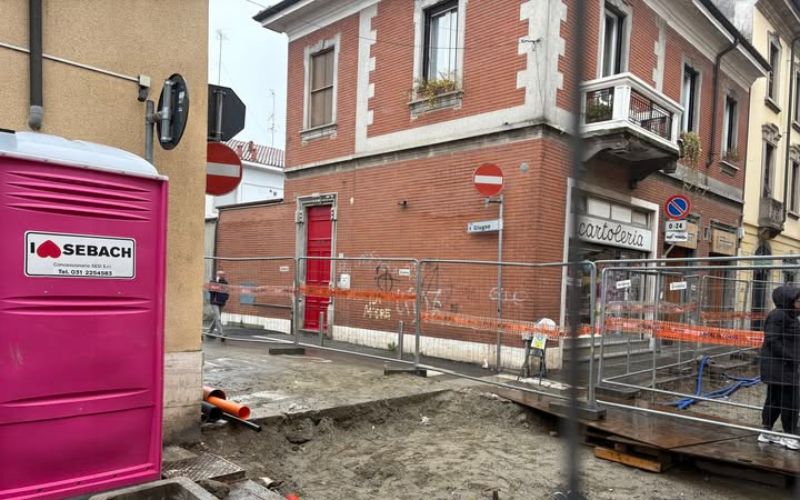 melegnano lavori via zuavi