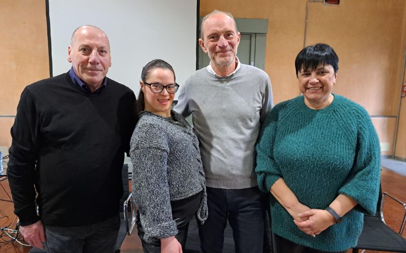 rho giada canino con genitori e assessore bianchi