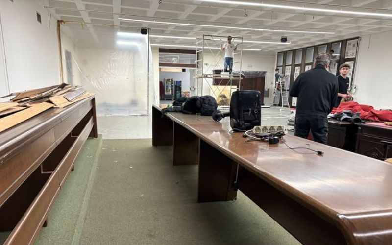 san giuliano sala consiliare lavori