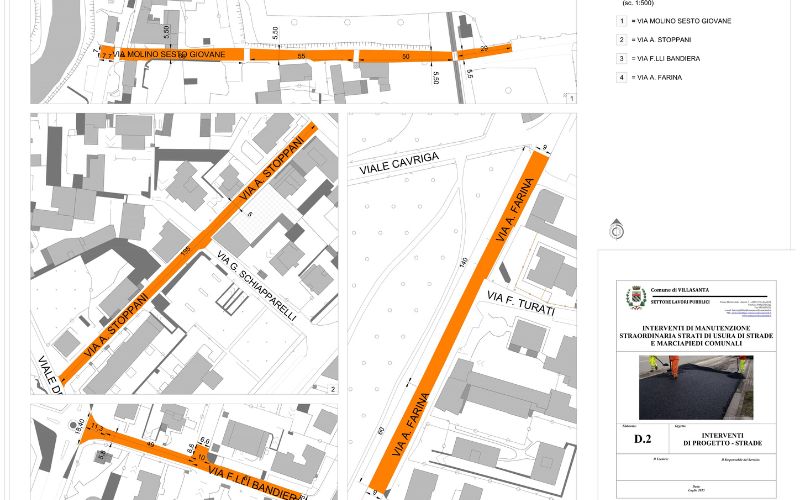 strade villasanta manutenzione